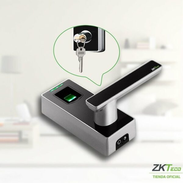 Cerradura biometrica ZKTeco ML10ID con lector de huella y tarjeta - Imagen 2