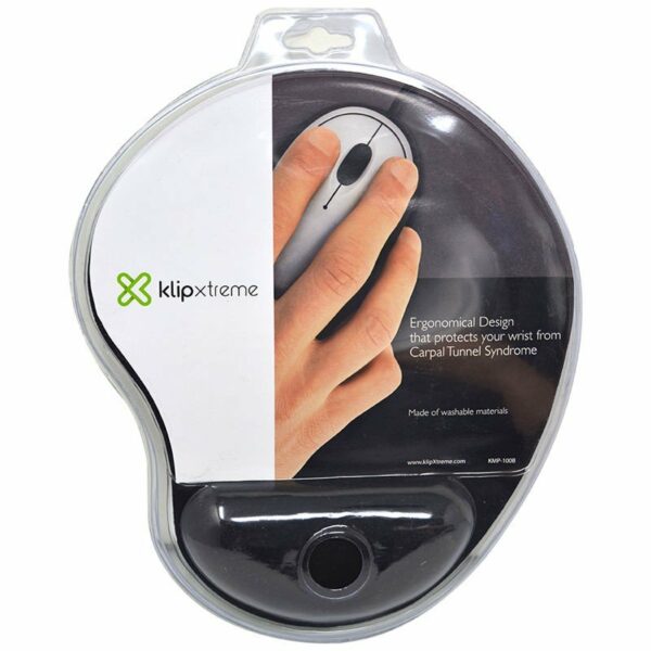 Pad Mouse Klip Xtreme KMP-100 con apoyamuñecas - negro