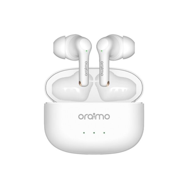 Audifonos blancos, cancelacion de ruido