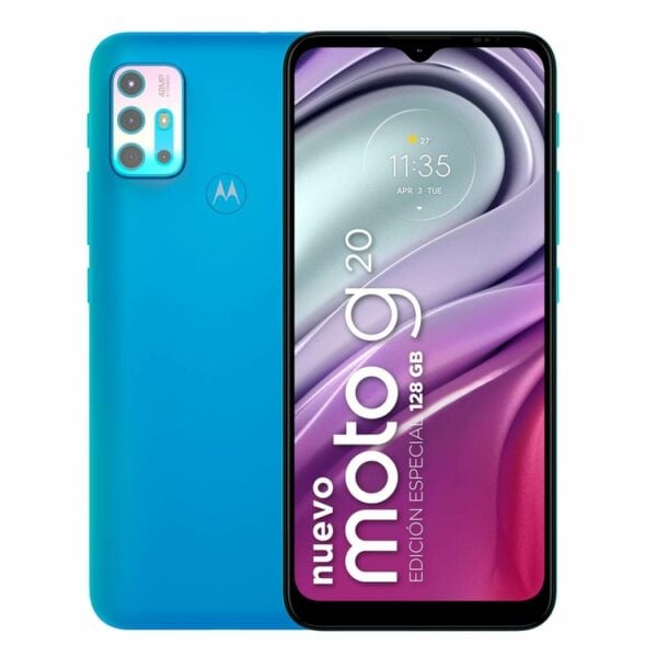 Celular Motorola G20. 4G. 128 GB. SIM Doble. Azul - Imagen 2
