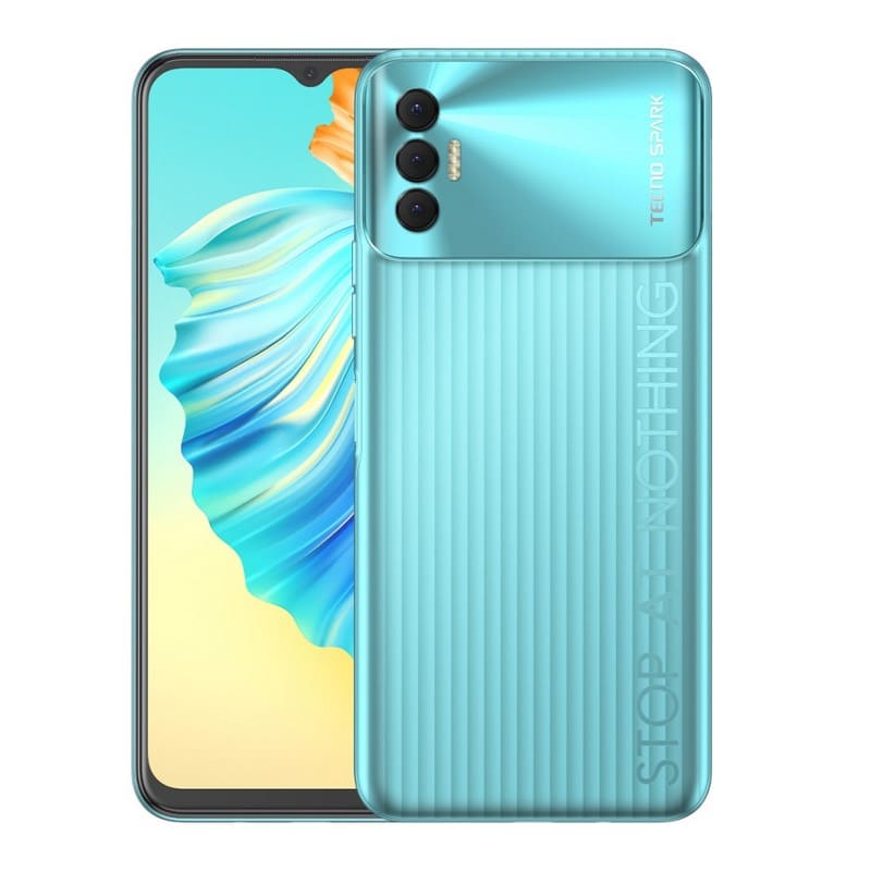 4895180773389 - Celular Tecno Spark 8P 128GB/4GB Turquesa