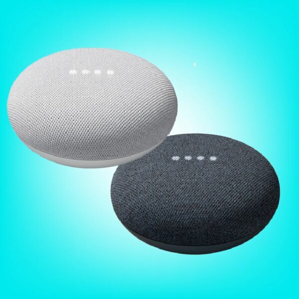 Parlante inteligente Google Nest Mini con control de voz