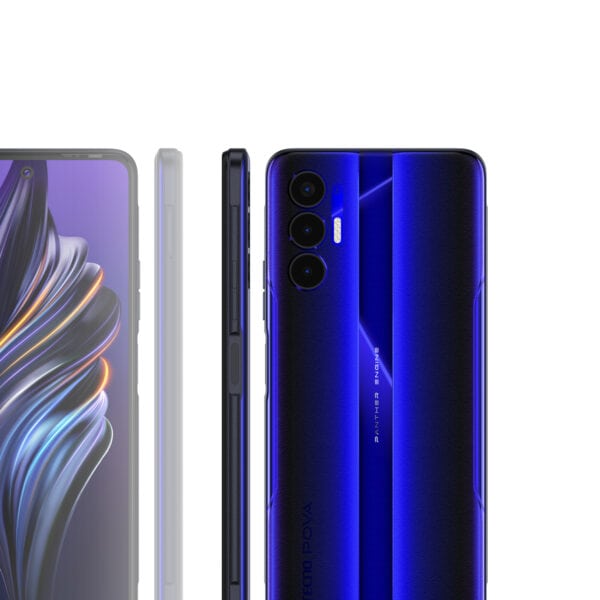 4895180781575 - Celular Tecno Pova 3 128GB/6GB Azul