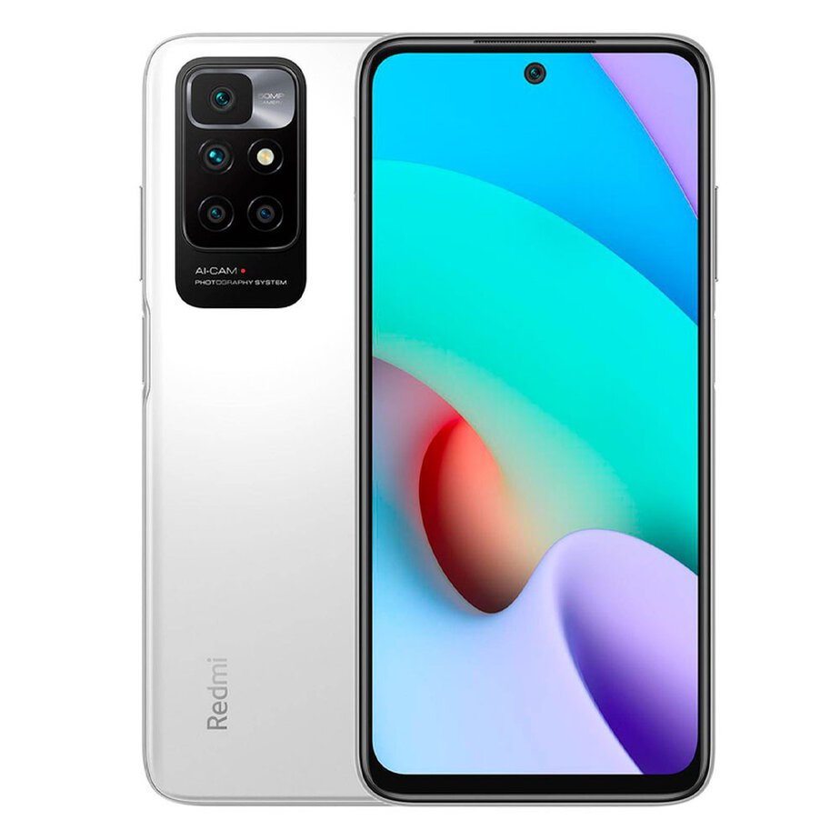 Celular Xiaomi Redmi 10 2022 Pebble White 6GB + 128 RAM