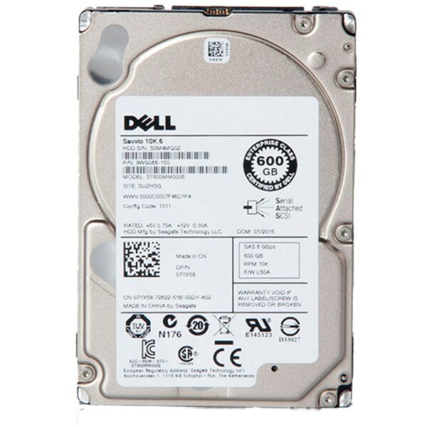 Disco Dell - 480GB SSD SATA Read Intensive 6Gbps 512e 2.5in Hot-plug