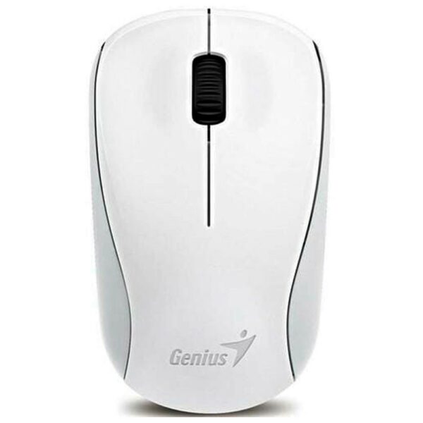 NX 7000 (white), Mouse inalámbrico 2.4 GHz, BlueEye, 800-1600 DPI, compatible con Windows y Mac, 3 botones. Batería AA