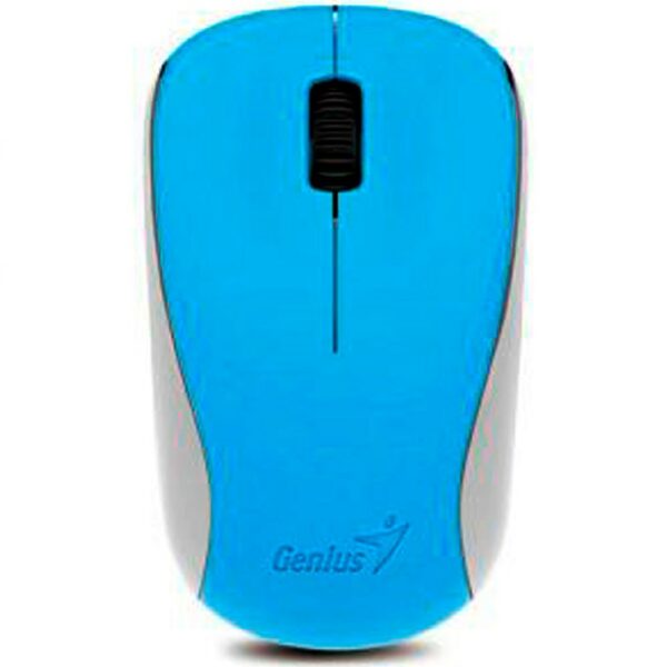 NX 7000 (blue), Mouse inalámbrico 2.4 GHz, BlueEye, 800-1600 DPI, compatible con Windows y Mac, 3 botones. Batería AA