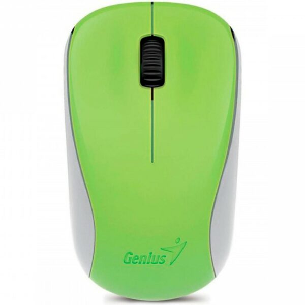 NX 7000 (green), Mouse inalámbrico 2.4 GHz, BlueEye, 800-1600 DPI, compatible con Windows y Mac, 3 botones. Batería AA