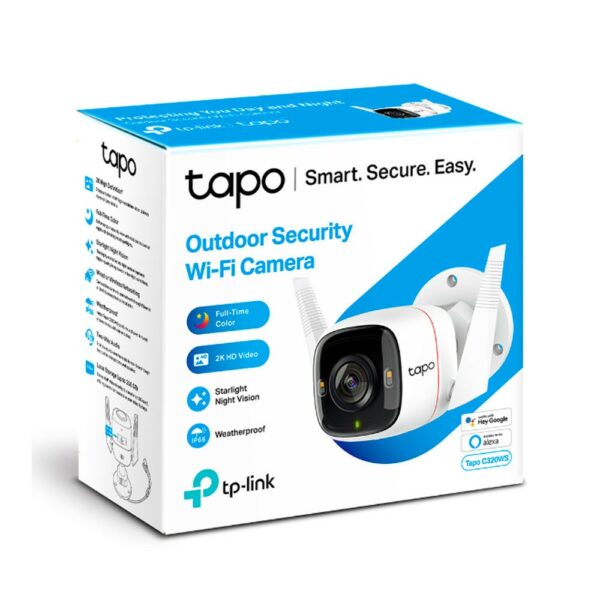 Carara TPLINK Cámara Wi-Fi de seguridad para exteriores